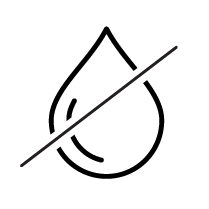 Icon depicting both a wavy line for heat and a snowflake for cold, separated by a diagonal line.